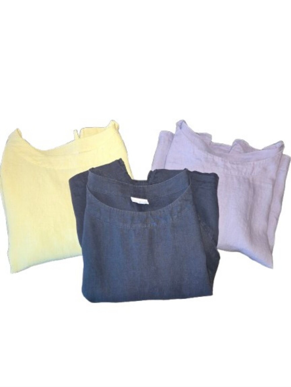 Pure Jill 100% Linen Set Of 3 Blouses